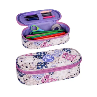 CoolPack CP school pencil case Rabbits bag White Bunny Campus for girls