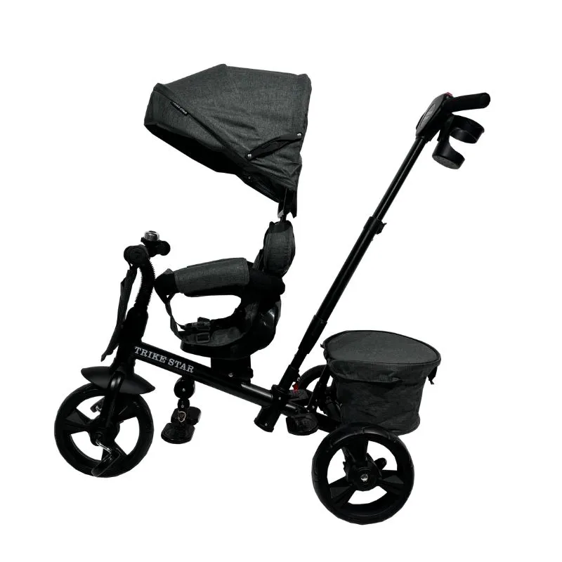 3 in 1 – TrikeStar Tricycle (332) for Kids - Grey