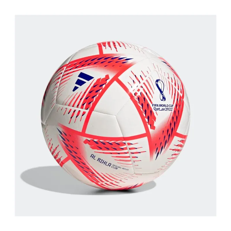 Adidas AL Rihla Worldcup Qatar Football - White/Solar Red