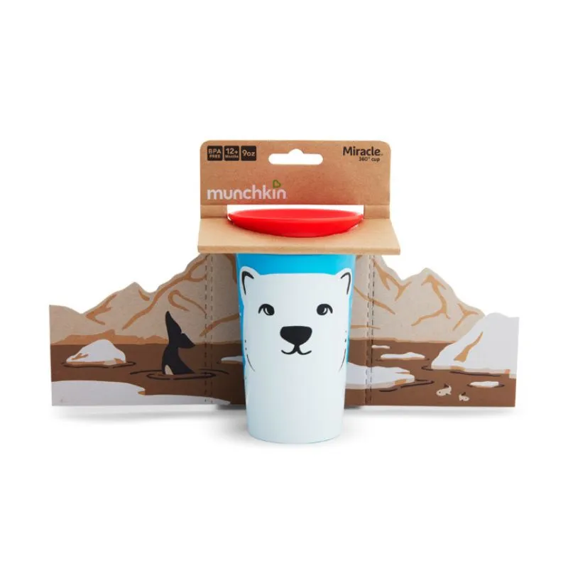 Munchkin Miracle® 360° WildLove Sippy Cup - Polar Bear