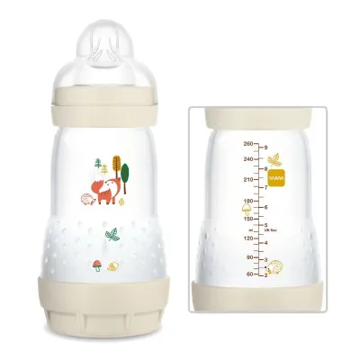 MAM Colors of Nature Baby Bottle Easy Start  Anti-Colic 260ml - Unisex