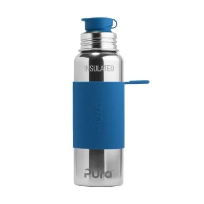 PURA Sport Bottle Insulated Steel Blue 650ml