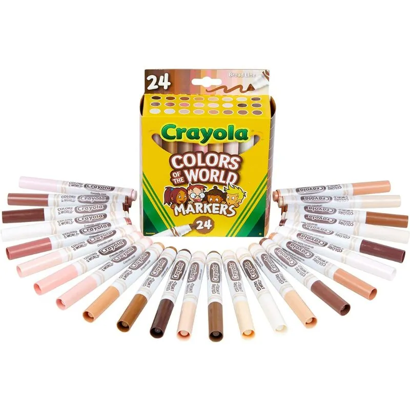 Crayola Colors of the World Washable Skin Tone Markers