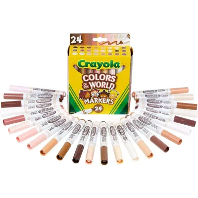 Crayola Colors of the World Washable Skin Tone Markers