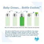 Pura Kiki 9oz Insulated Straw Stainless Steel Bottle (Straw / Aqua Sleeve)