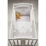 Italbaby Baby Re mantinel with bed linen gray