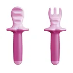 Spoon & Fork Trainer - Baby's Cutlery - Pink