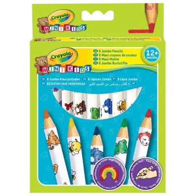 Crayola 8 Mini Kids Jumbo Pencils
