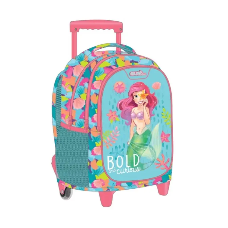 School Trolley Backpack Disney Princess Be True Must 3 Cases