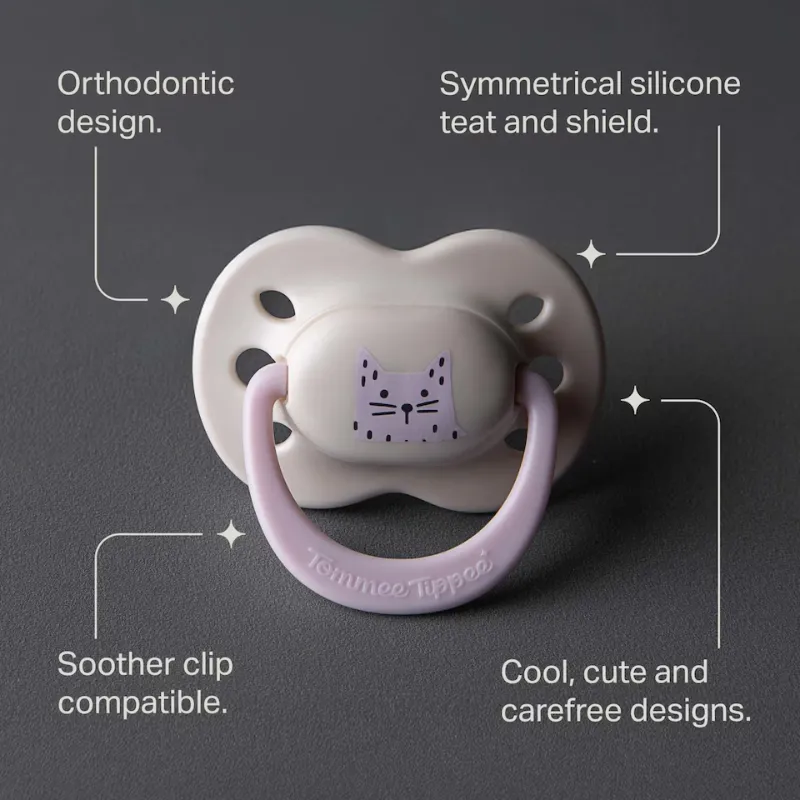Tommee Tippee Decorated Ultimate Fit Boy Soother 0-6m (2 Pack)