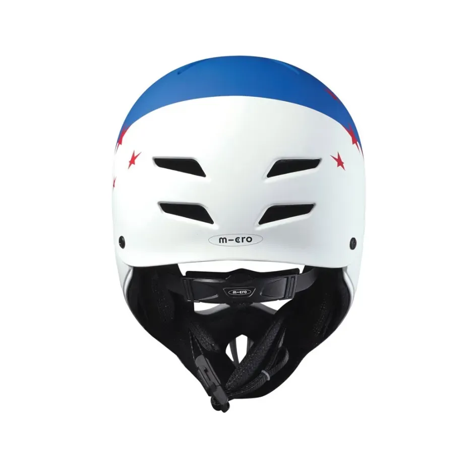Micro Racing Helmet White/Blue