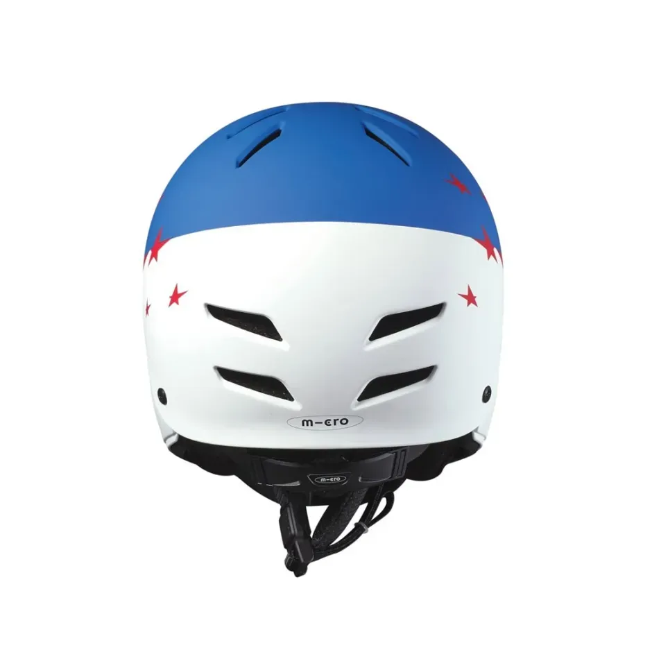 Micro Racing Helmet White/Blue