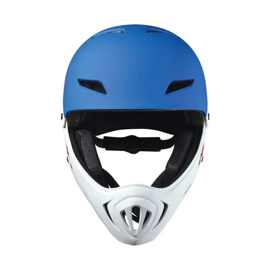 Micro Racing Helmet White/Blue