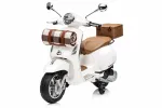 12v Vespa Licensed Ride On Motorcycle With Picnic Blanket And Toolbox Mint