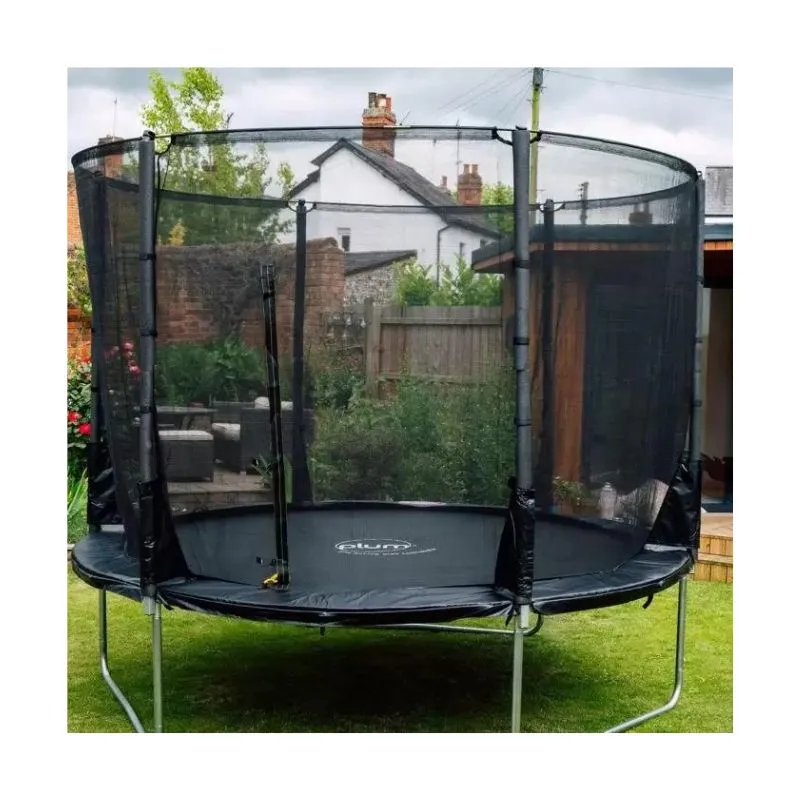 Plum 14ft Space Zone II Evolution Trampoline (Telescopic Pack Down Enclosure)