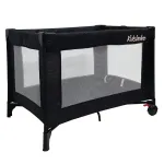 Kidsbobo Black Travel Cot