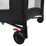Kidsbobo Black Travel Cot