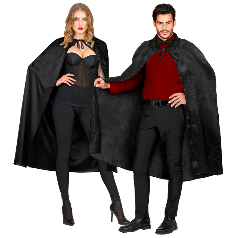 Cape black 136 cm