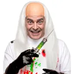 Zombie Headpiece With Hair