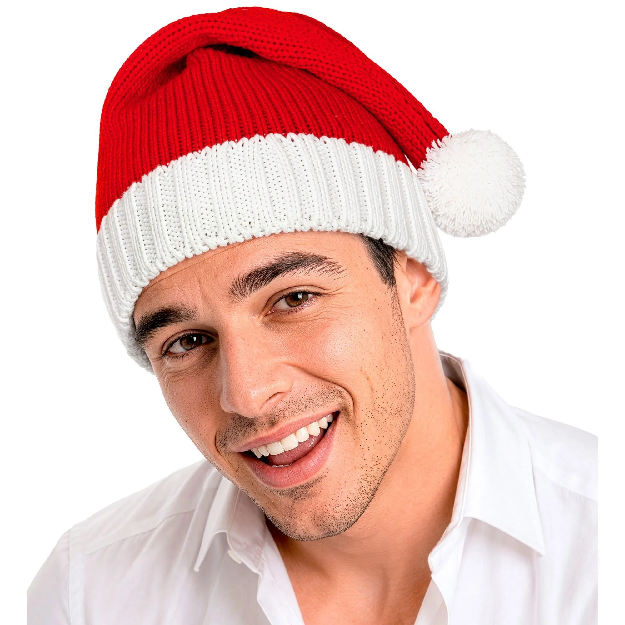 Hat Santa Claus Knitted