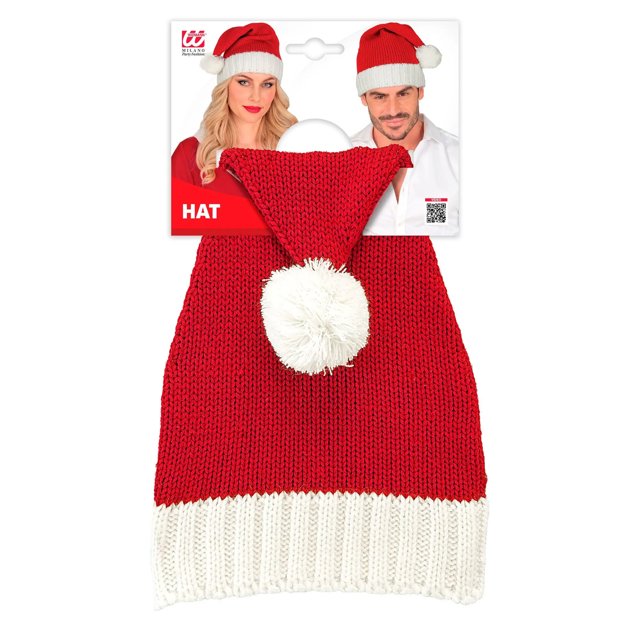 Hat Santa Claus Knitted