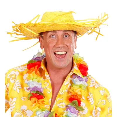 Yellow Straw Gringo Hat