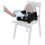 Bebeconfort Child's Booster Chair Easy Care Gray Patches