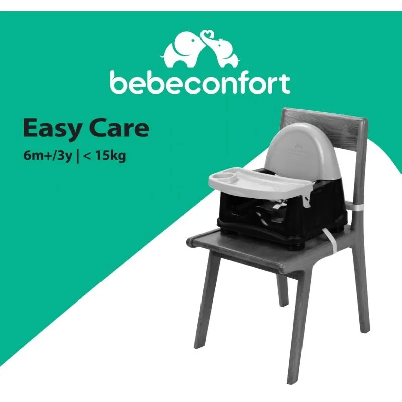 Bebeconfort Child's Booster Chair Easy Care Gray Patches