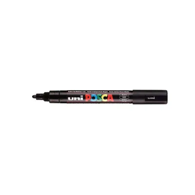 Uniball Posca 5M 1.8-2.5 mm Bullet Shaped Marker Pen - Black