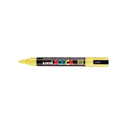 Uniball Posca 5M 1.8-2.5 mm Bullet Shaped Marker Pen - Yellow
