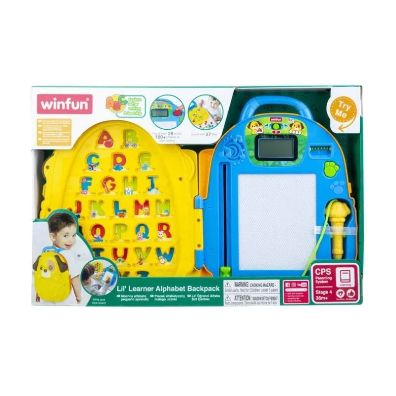 WinFun Lil' Learner Alphabet Backpack