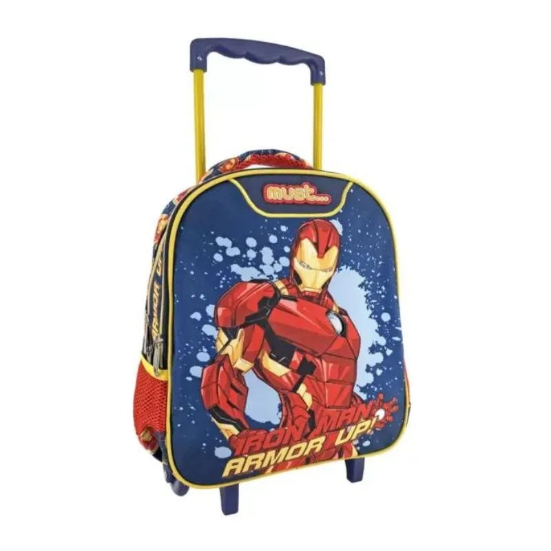 Kindergarten Trolley Backpack Avengers Iron Man Armor Up Must 2 Cases