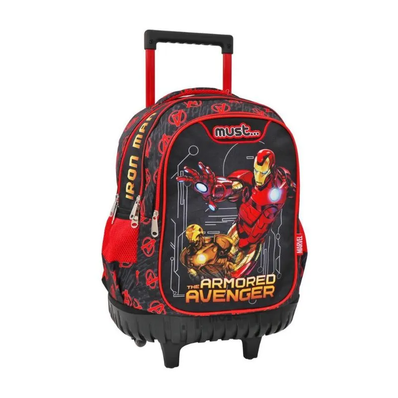 Avengers Iron Man Must elementary school trolley bag