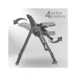 Bebestars High chair-Swing Nuovo 2in1 Grey