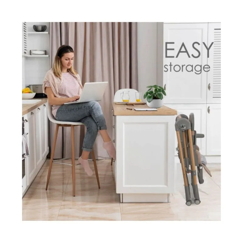 Bebestars High chair-Swing Nuovo 2in1 Mocha