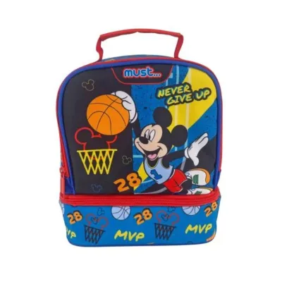 Lunch Bag Disney Mickey Mouse Never Give Up Must