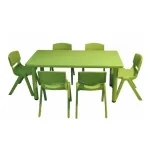 Rectangular Plastic Table - Green