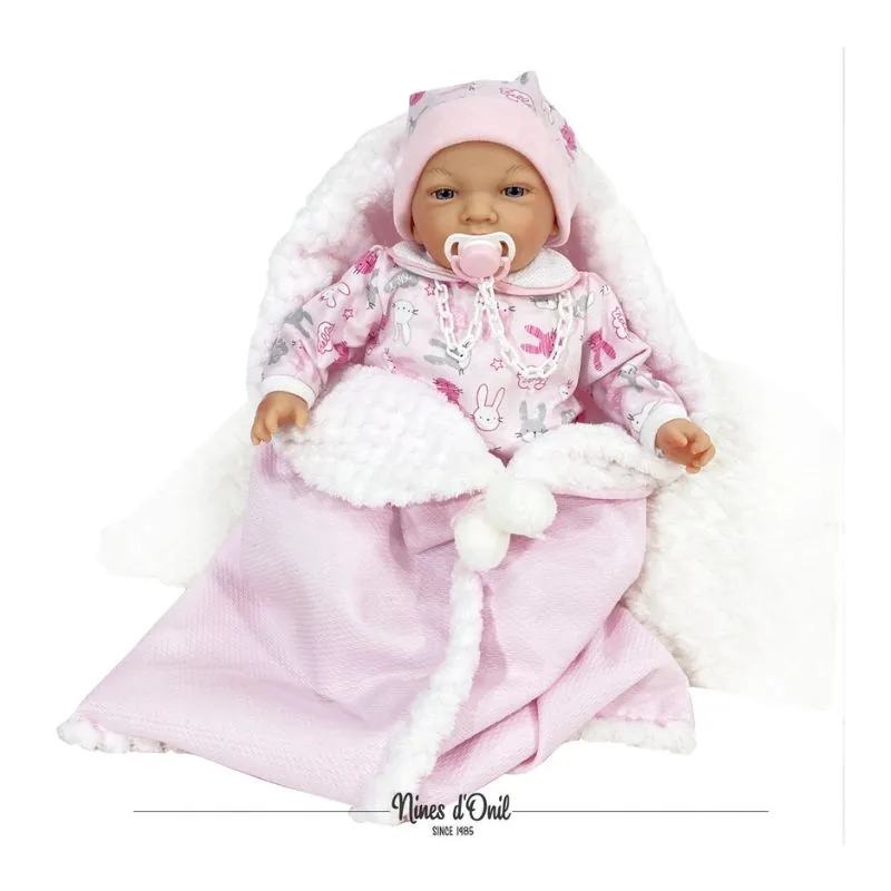 Nines D'Onil Mi Bebito Nana Doll Case - Pink