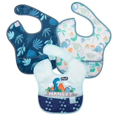 Bumkins SuperBib 3pk - Dinosaur