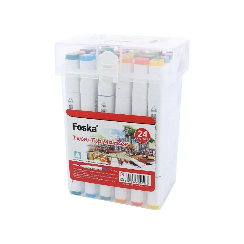 Twin-tip Marker FOSKA - 24colors