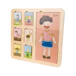 Classic World Wooden Puzzle Body, 19pc.