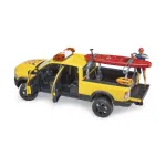 Bruder RAM 2500 power wagon lifeguard with figure, stand up paddle and light & sound module