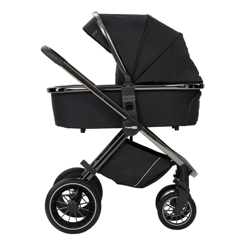 FreeOn Stroller Travel System, 3 in 1 Joy PLUS, black