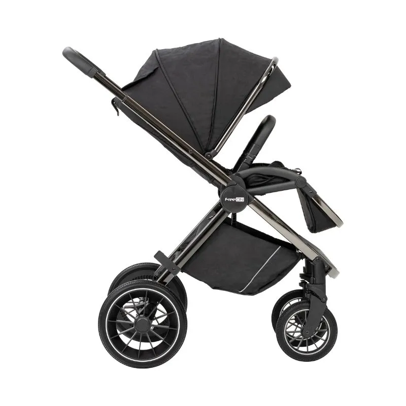 FreeOn Stroller Travel System, 3 in 1 Joy PLUS, black