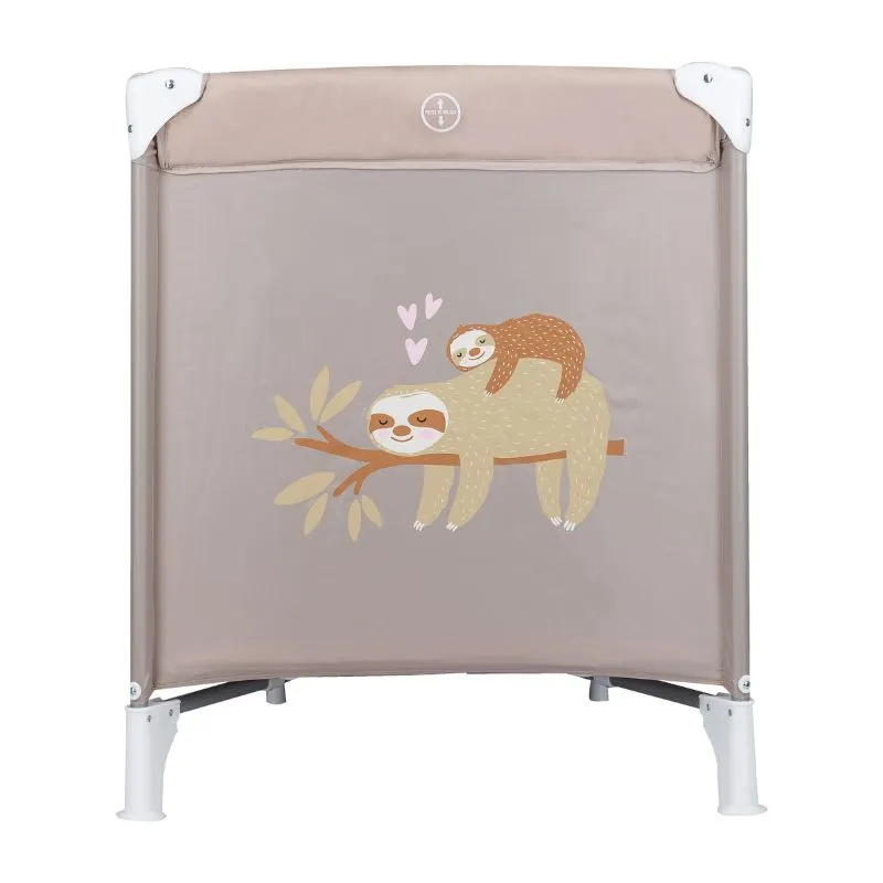 FreeOn Travel cot Love, Sloth, beige