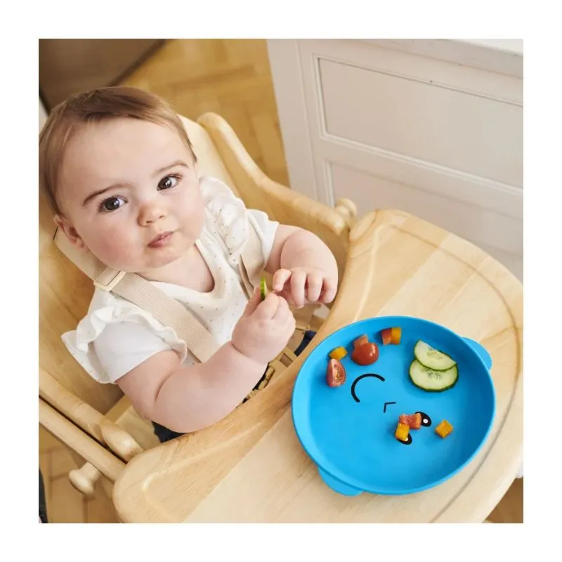Matchstick Monkey Monkey Plate & Bowl - Blue