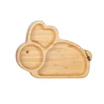 FreeOn Bamboo Plate Bunny