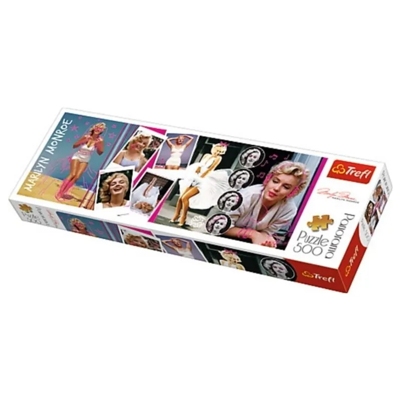 Trefl Marilyn Monroe Panorama Jigsaw Puzzle (500-Piece, Multi-Colour)