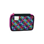 Pencil Case (Full) Double Gim Rainbow High Glitter