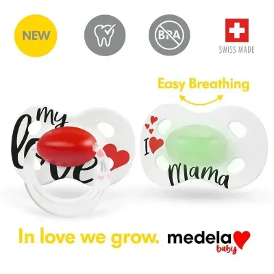 Medela Soother Day&Night 2pcs 6-18M Signature